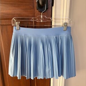 Lululemon Varsity High Rise Light Blue Pleated Women's Skirt